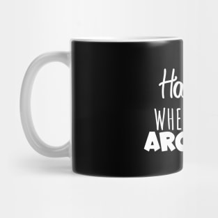 Happyiest when i can archery Mug